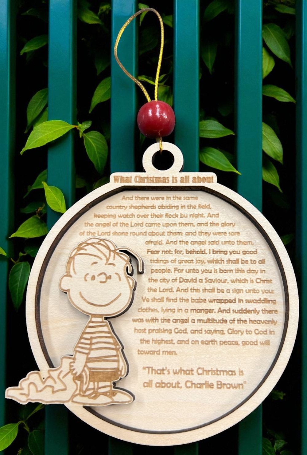 Double Layer Ornament - Linus "What